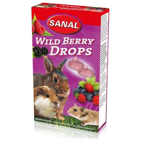 Sanal Knaagdier 3-Pack Drops Yogurt / Salad / Wild Berry