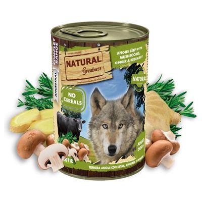 Natural Greatness Angus Beef / Mushrooms / Ginger / Rosemary