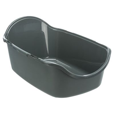 Trixie Be Eco Gerecycled Kattenbak Vico Met Kap Antraciet/Groen