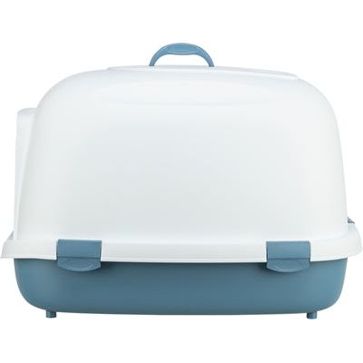 Trixie Kattenbak Primo Xxl Top Met Kap Blauw / Wit