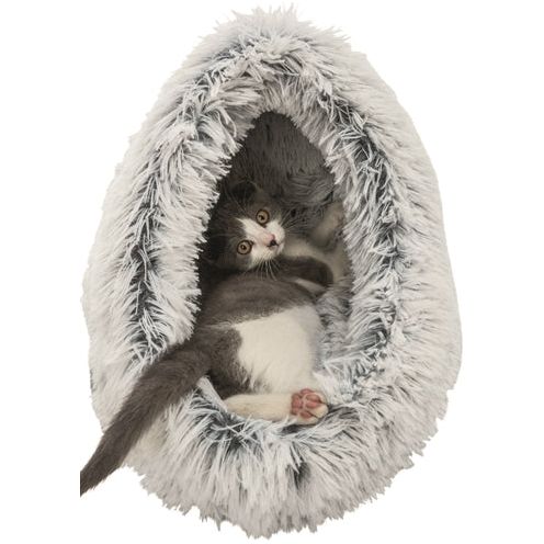 Trixie Kattenmand Iglo Harvey Grijs / Wit-Zwart