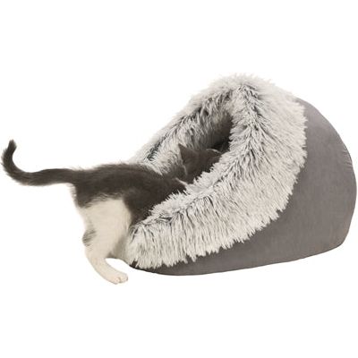 Trixie Kattenmand Iglo Harvey Grijs / Wit-Zwart