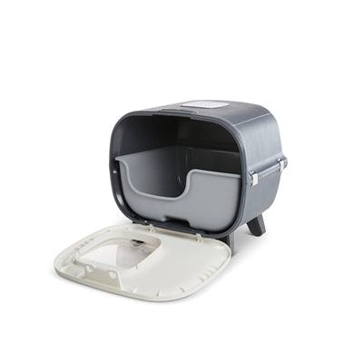 Savic Kattenbak Mira Deluxe Antraciet / Wit