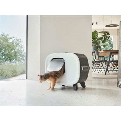 Savic Kattenbak Mira Deluxe Antraciet / Wit