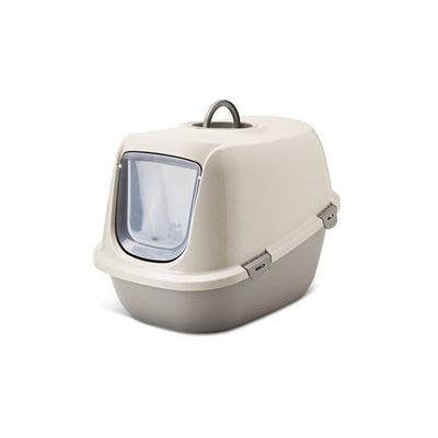 Savic Kattenbak Happy Planet Leo Mocca / Warmgrijs