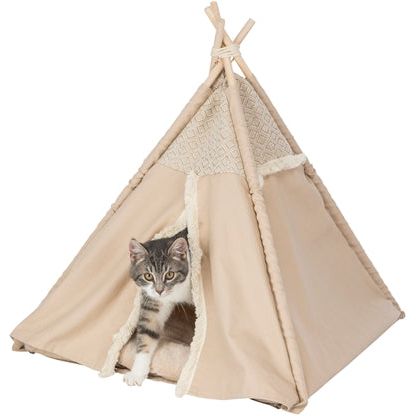 Trixie Kattenmand Tipi Boho Beige