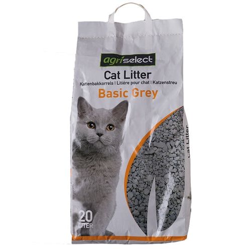 Agriselect Basic Grey Kattenbakvulling