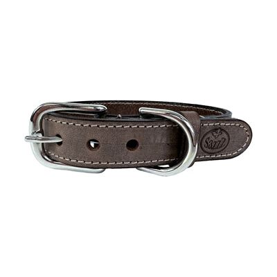 Sazzz Halsband Hond Nomad Vintage Leer Bruin