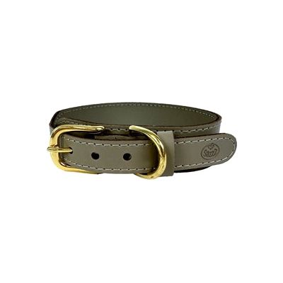 Sazzz Halsband Hond Pioneer Classic Leer Taupe