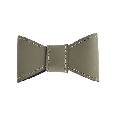 Sazzz Vlinderstrik Glamper Classic Leer Taupe