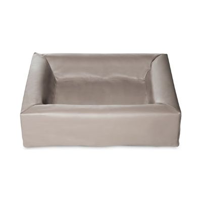 Bia Bed Kunstleer Hoes Hondenmand Taupe