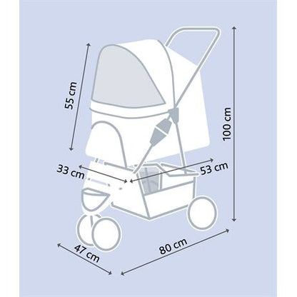 Trixie Hondenbuggy Zwart