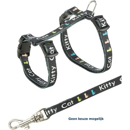 Trixie Kittentuig Junior Met Riem Kitty Cat Assorti