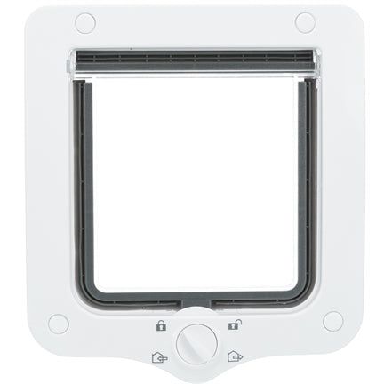 Trixie 4-Weg Kattenluik Inclusief Tunnelstuk Zwart