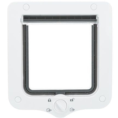 Trixie 4-Weg Kattenluik Inclusief Tunnelstuk Zwart