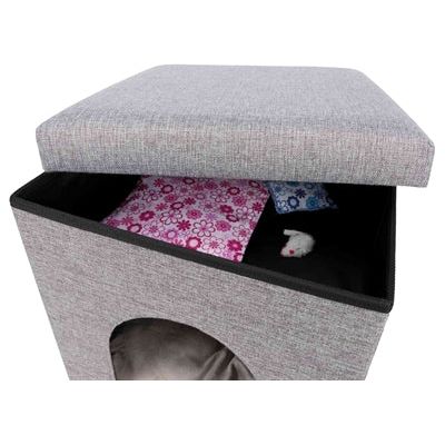 Trixie Poef Kattenmand Relax-Iglo Alois Grijs