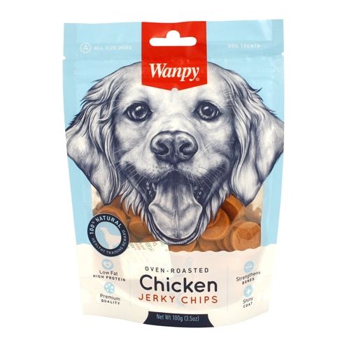 Wanpy Oven-Roasted Chicken Jerky Chips