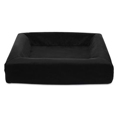 Bia Bed Royal Fluweel Hoes Hondenmand Zwart