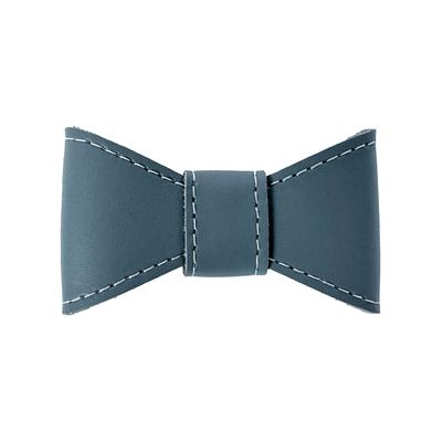 Sazzz Vlinderstrik Glamper Classic Leer Lichtblauw