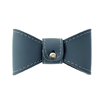Sazzz Vlinderstrik Glamper Classic Leer Lichtblauw