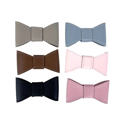 Sazzz Vlinderstrik Glamper Classic Leer Lichtblauw
