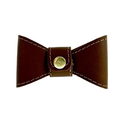 Sazzz Vlinderstrik Glamper Classic Leer Zadel Bruin