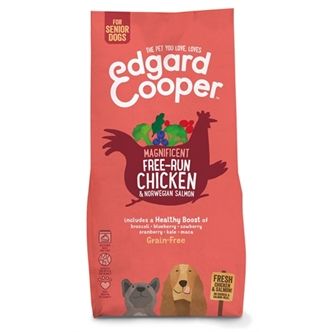 Edgard & Cooper Senior Verse Scharrelkip / Noorse Zalm Graanvrij